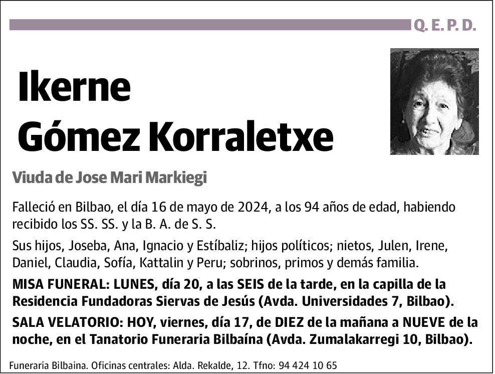 Ikerne Gómez Korraletxe