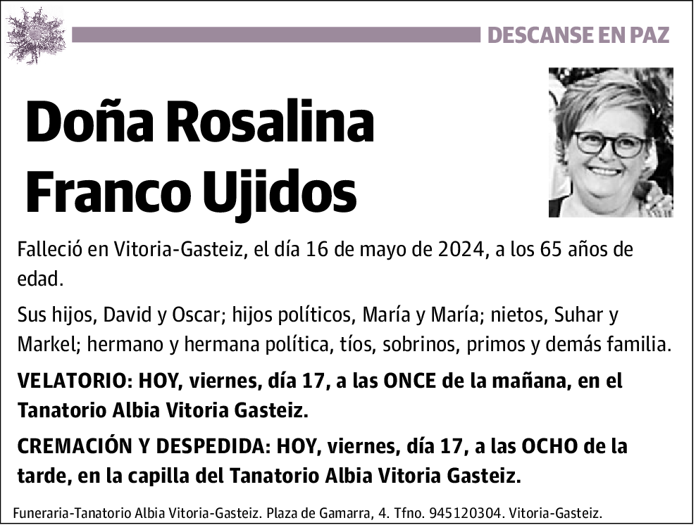 Rosalina Franco Ujidos