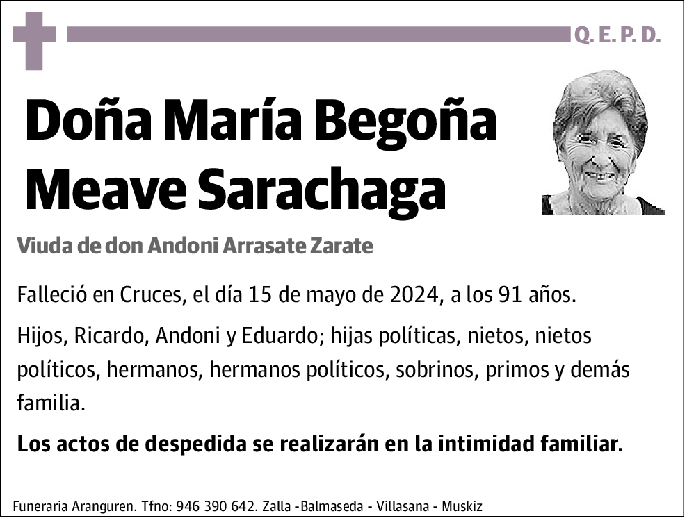 María Begoña Meave Sarachaga