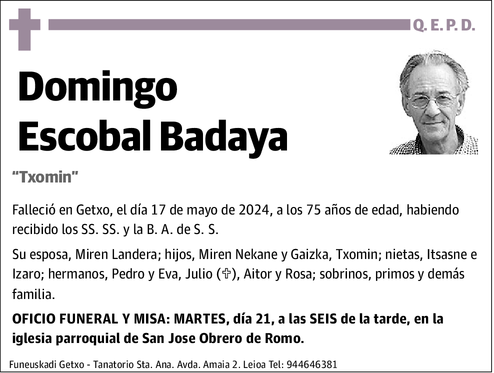 Domingo Escobal Badaya