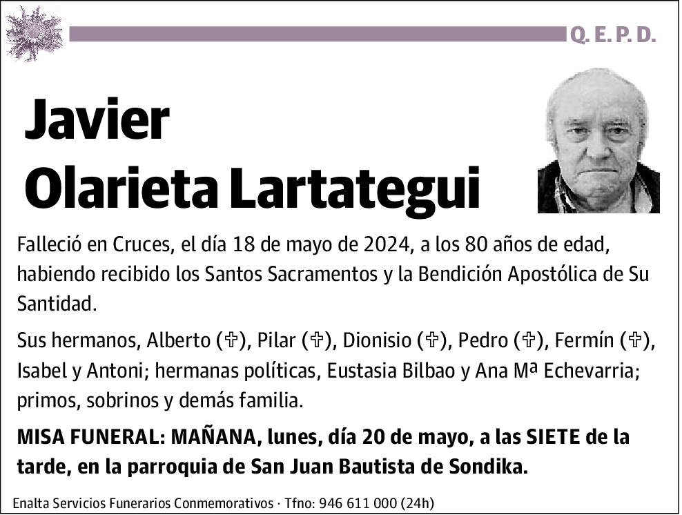 Javier Olarieta Lartategui