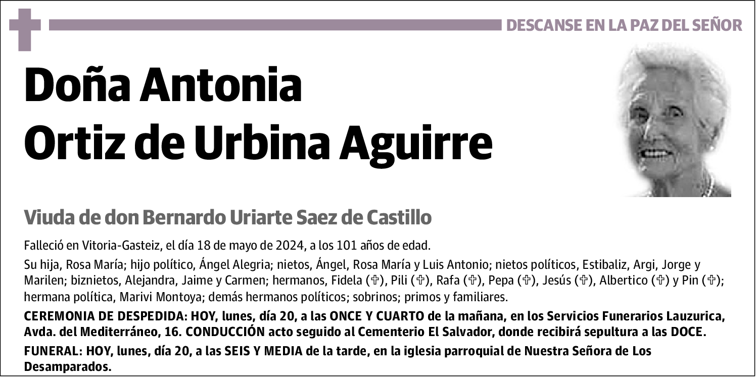 Antonia Ortiz de Urbina Aguirre