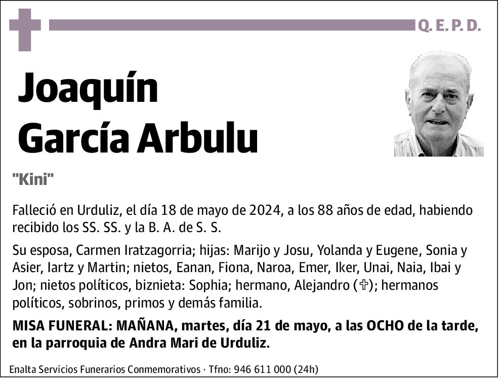 Joaquín García Arbulu