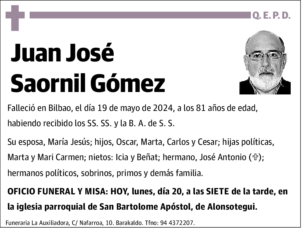 Juan José Saornil Gómez