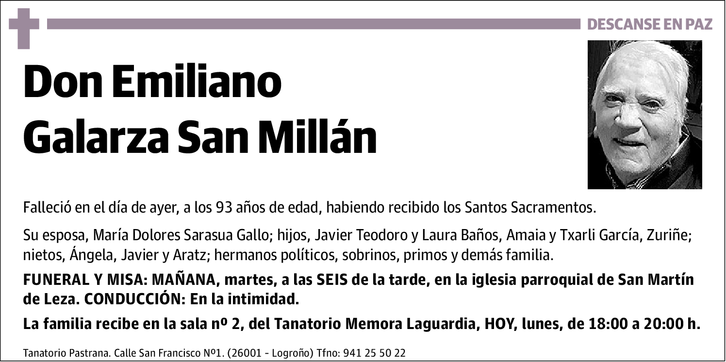 Emiliano Galarza San Millán