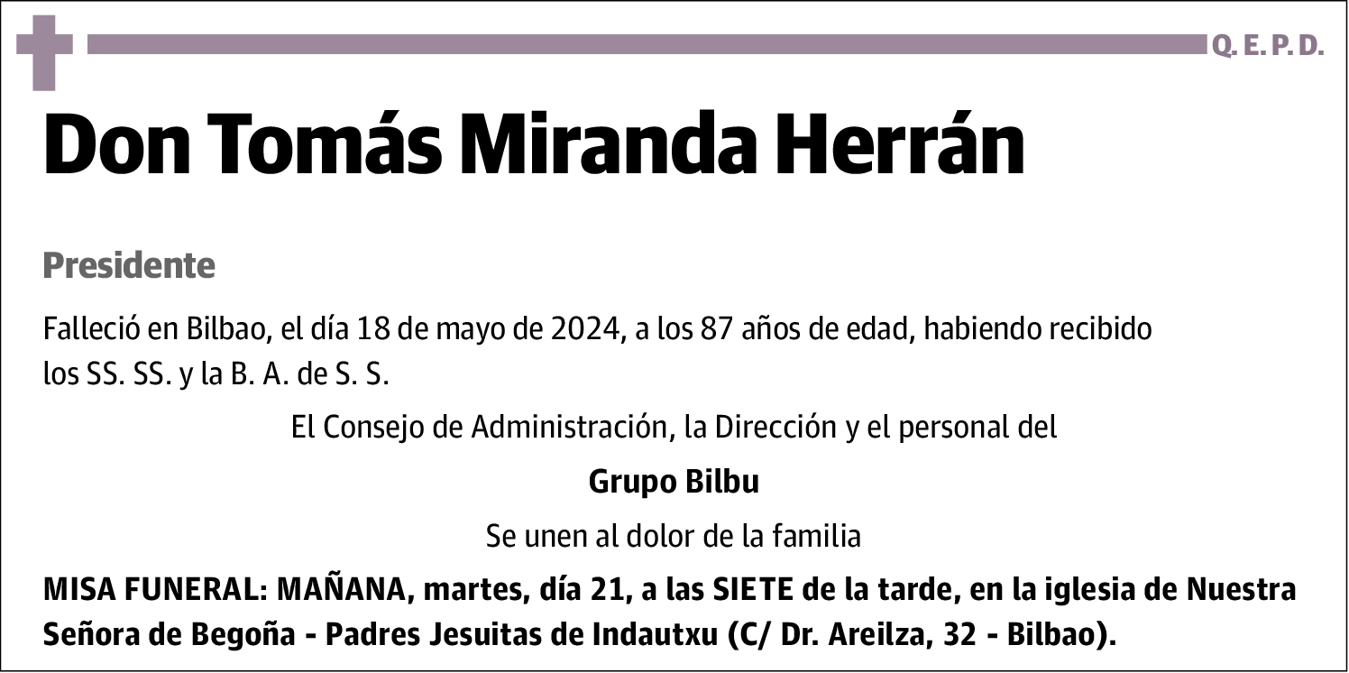 Tomás Miranda Herrán