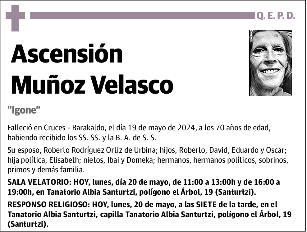 Ascensión Muñoz Velasco