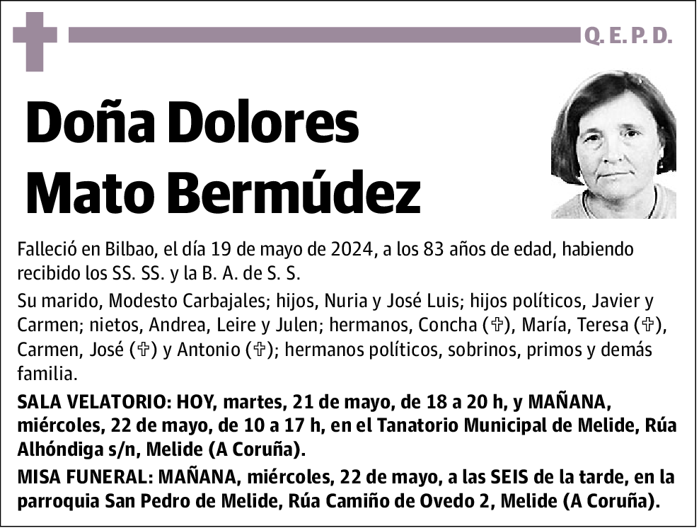 Dolores Mato Bermúdez