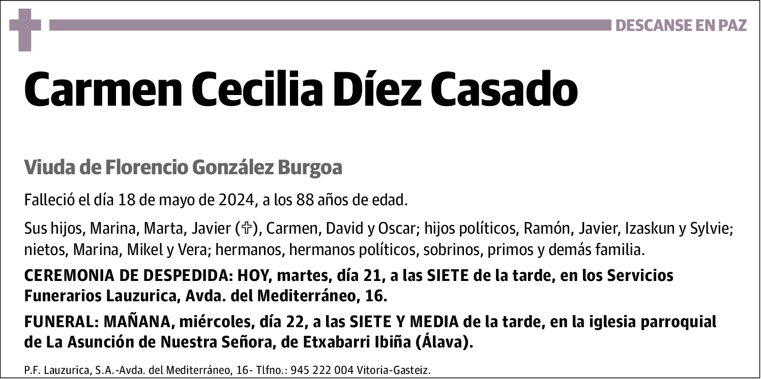 Carmen Cecilia Díez Casado