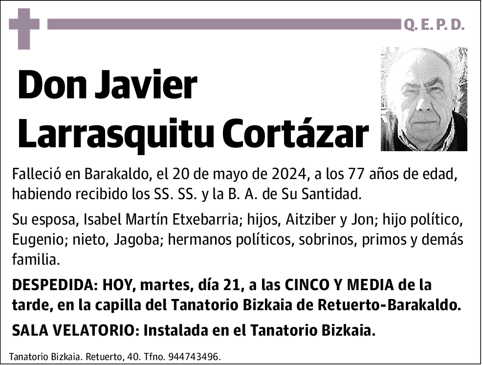 Javier Larrasquitu Cortázar