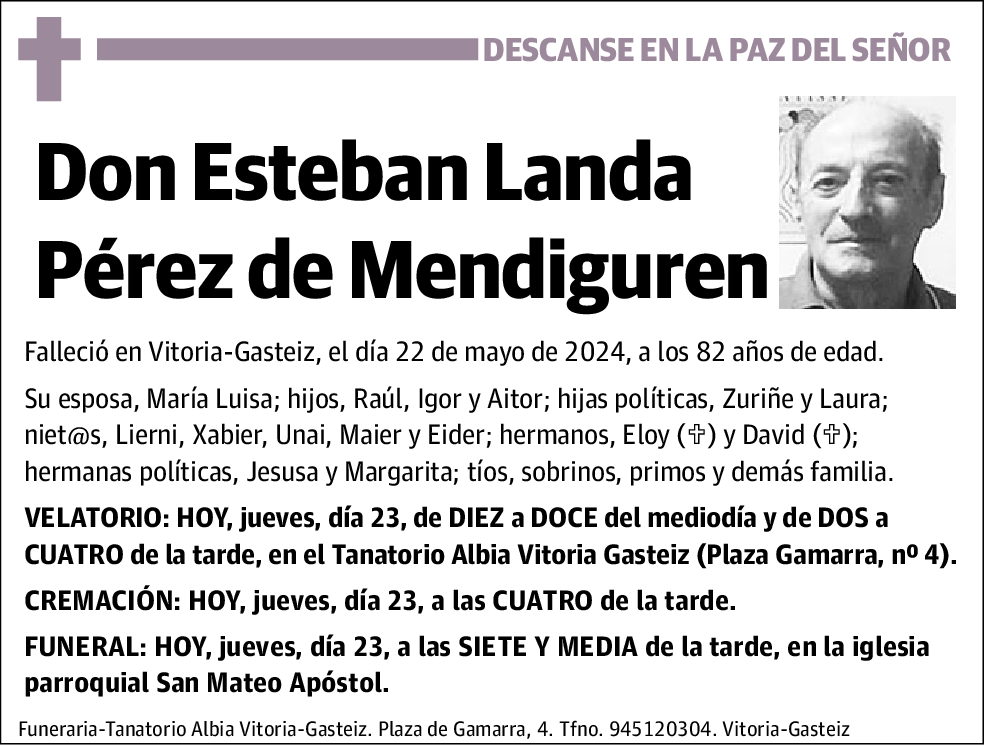 Esteban Landa Pérez de Mendiguren