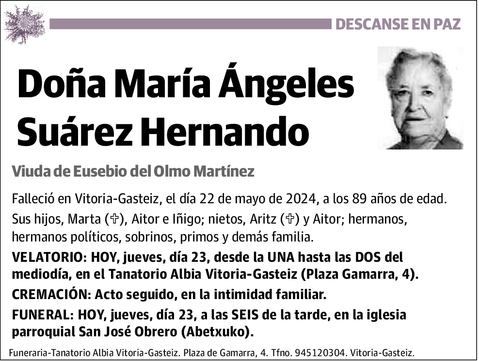 María Ángeles Suárez Hernando