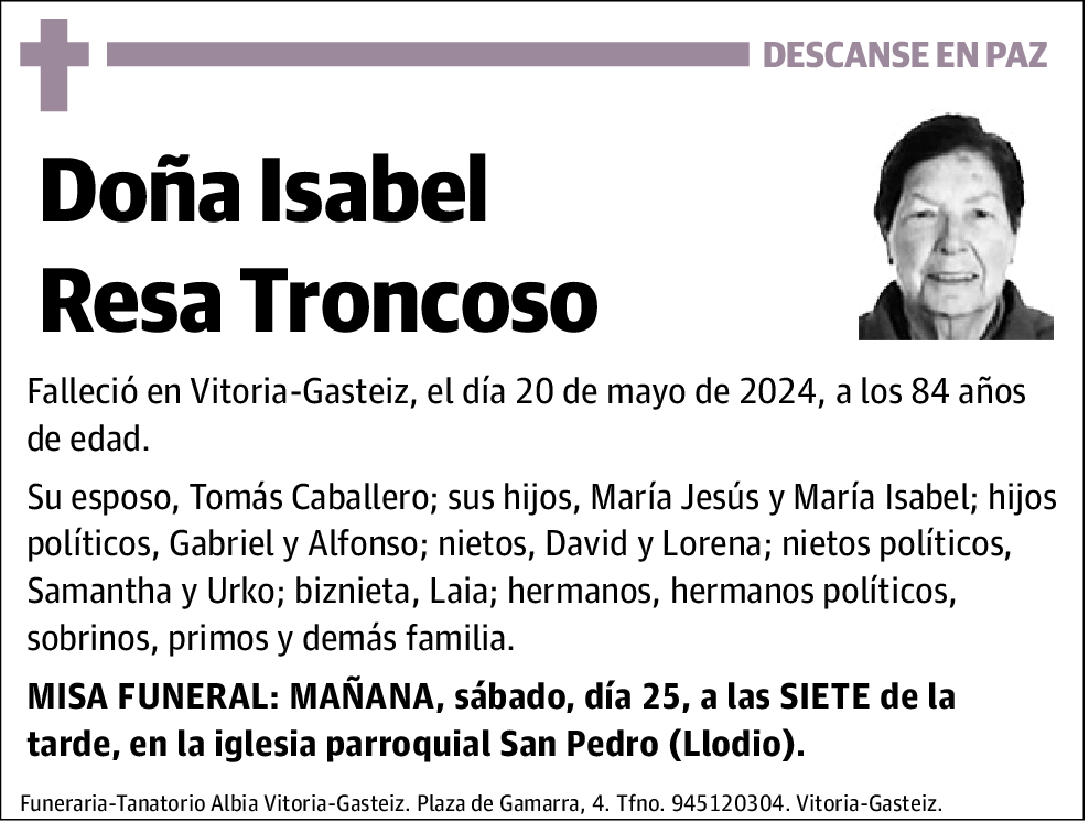 Isabel Resa Troncoso
