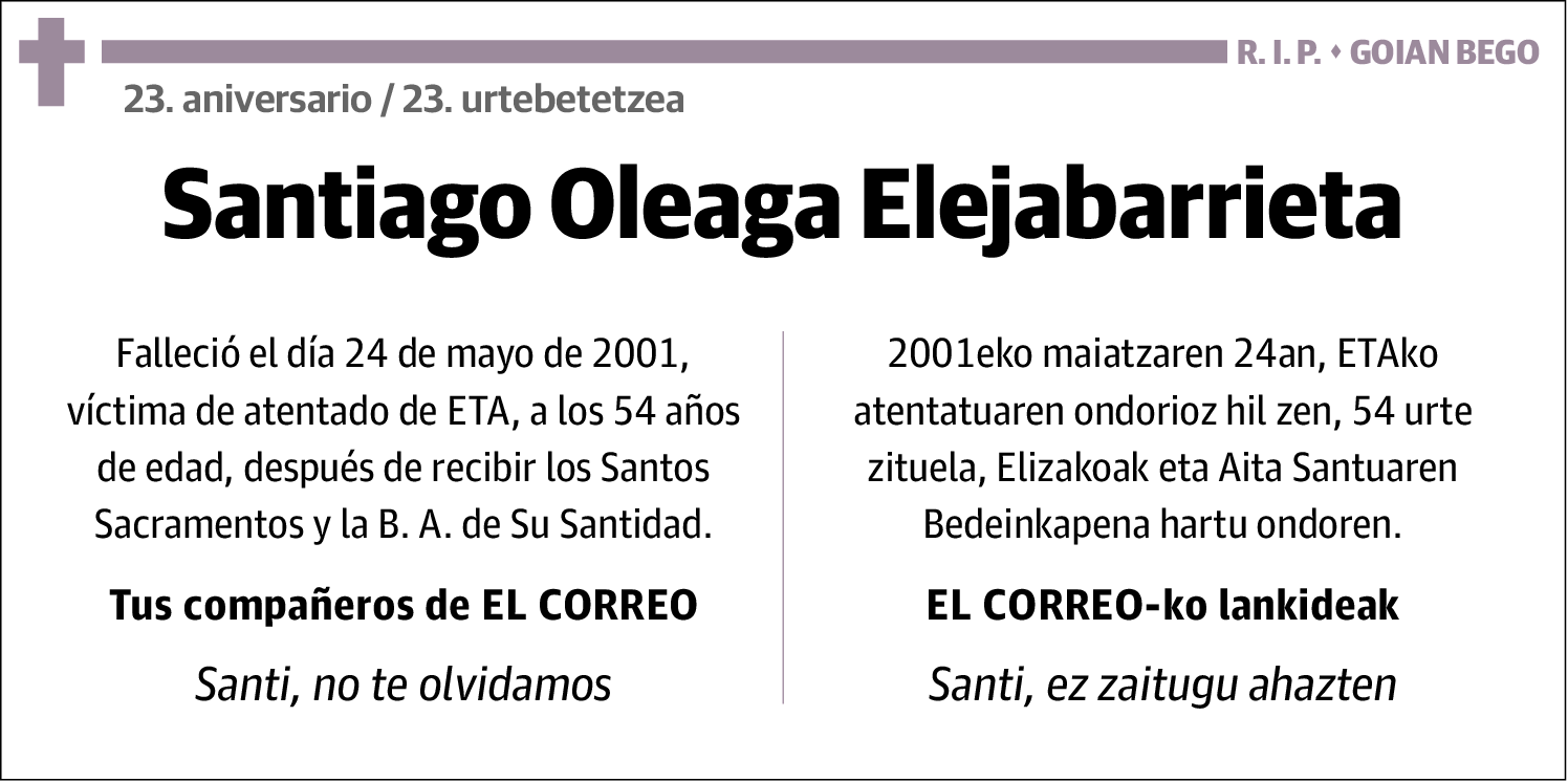 Santiago Oleaga Elejabarrieta