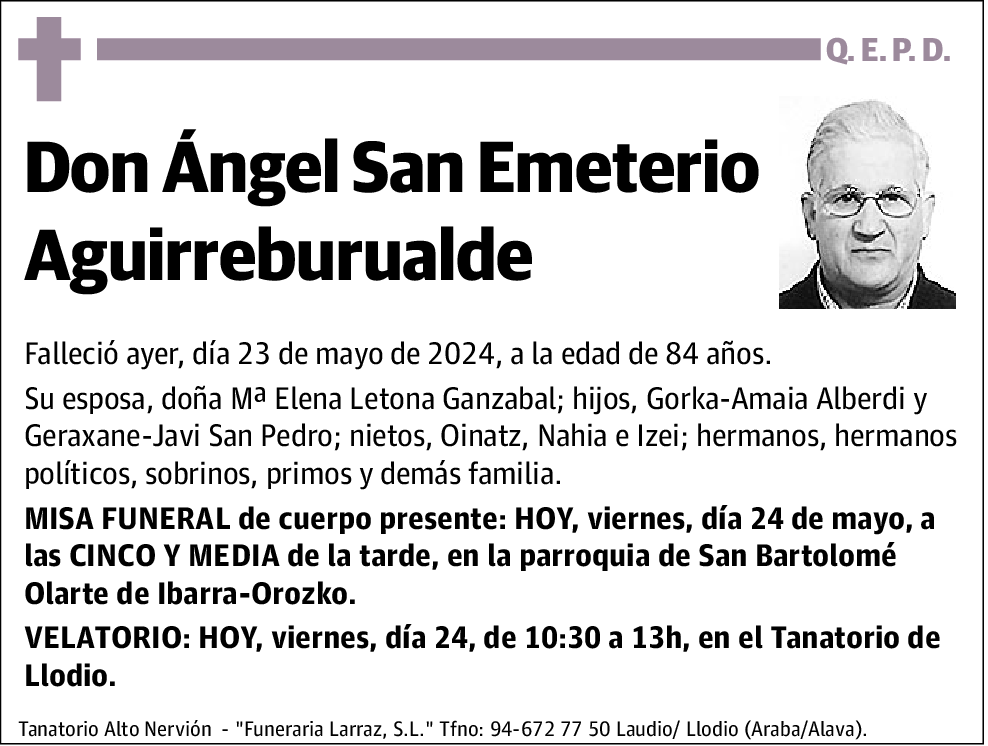 Ángel San Emeterio Aguirreburualde