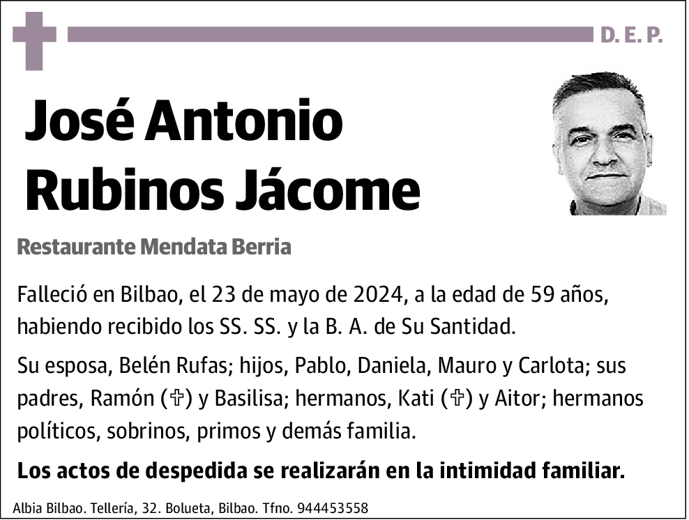 José Antonio Rubinos Jácome