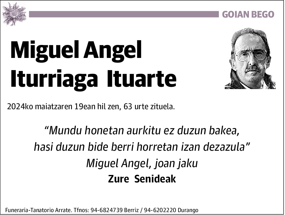 Miguel Angel Iturriaga Ituarte