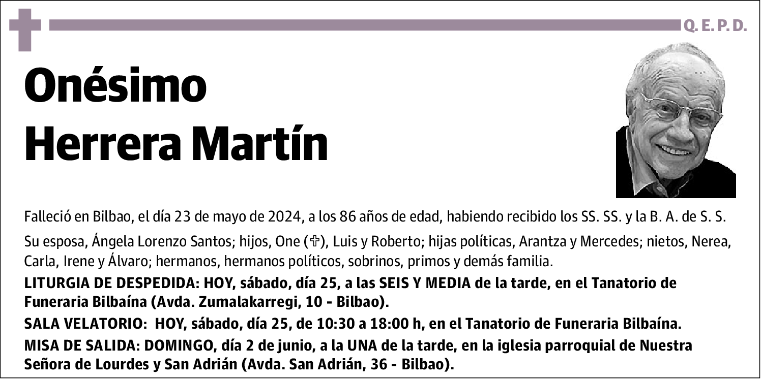 Onesimo Herrera Martin