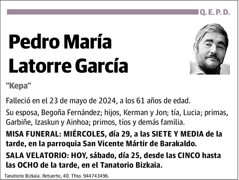 Pedro María Latorre García