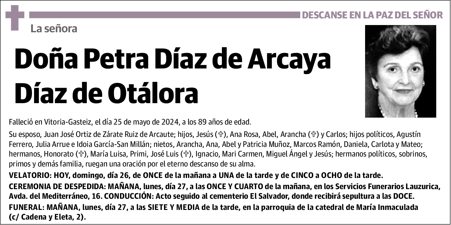 Petra Díaz de Arcaya Díaz de Otálora