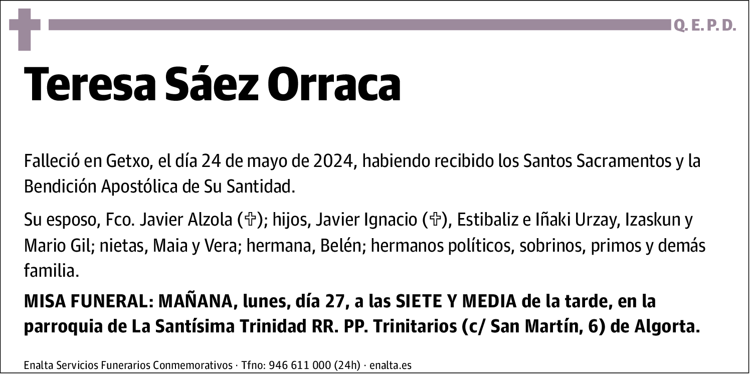 Teresa Sáez Orraca