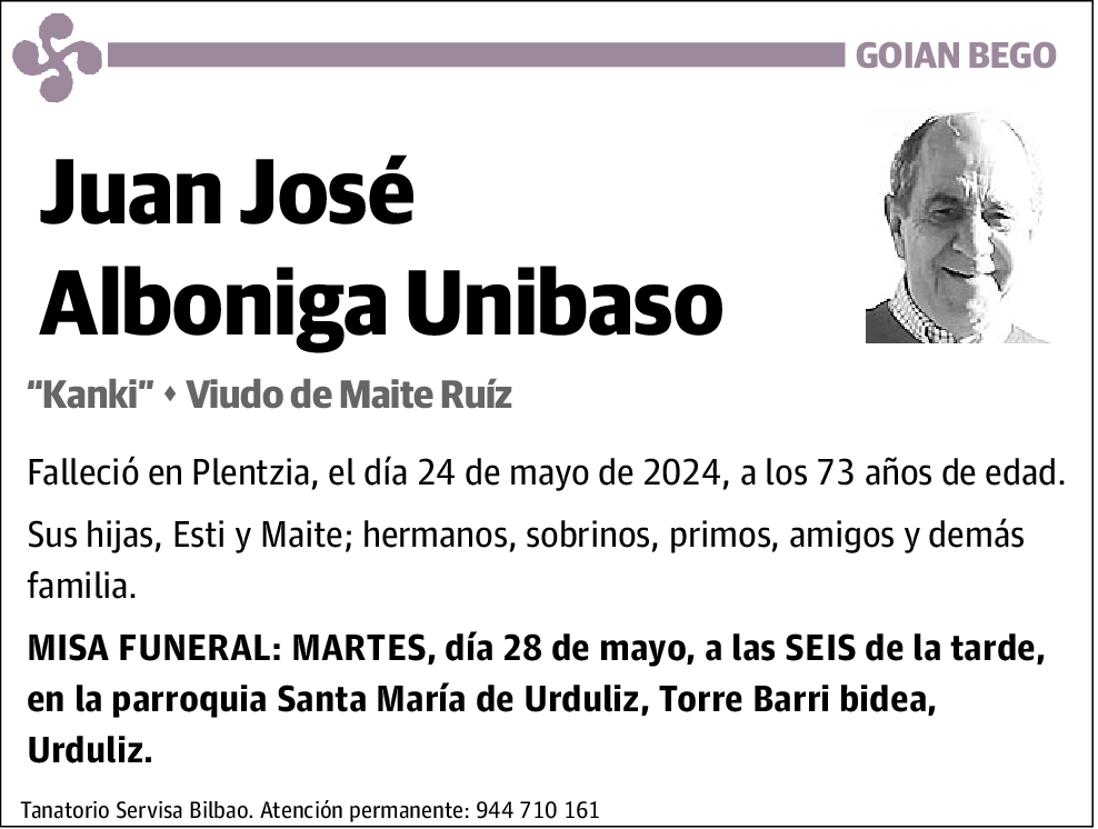 Juan José Alboniga Unibaso