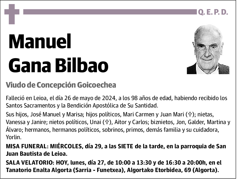 Manuel Gana Bilbao