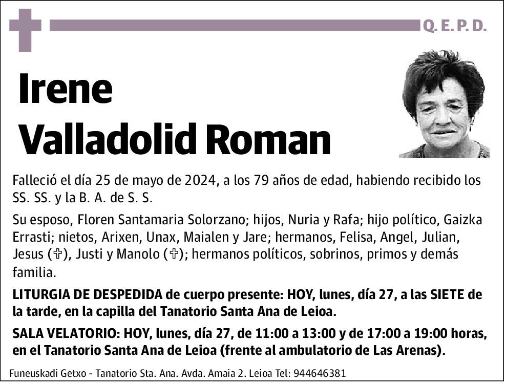 Irene Valladolid Roman