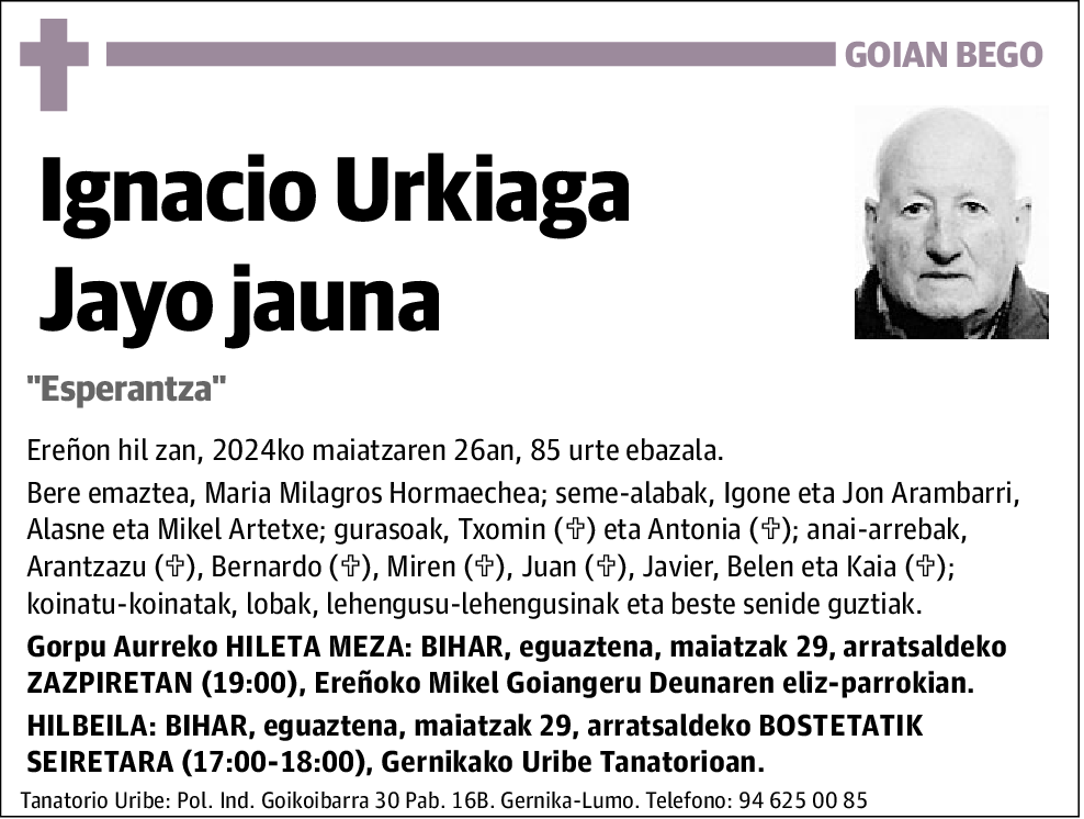 Ignacio Urkiaga Jayo