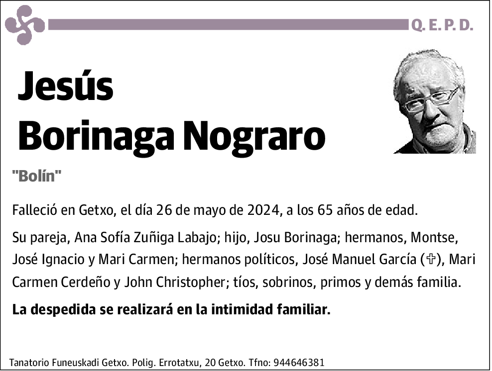 Jesús Borinaga Nograro