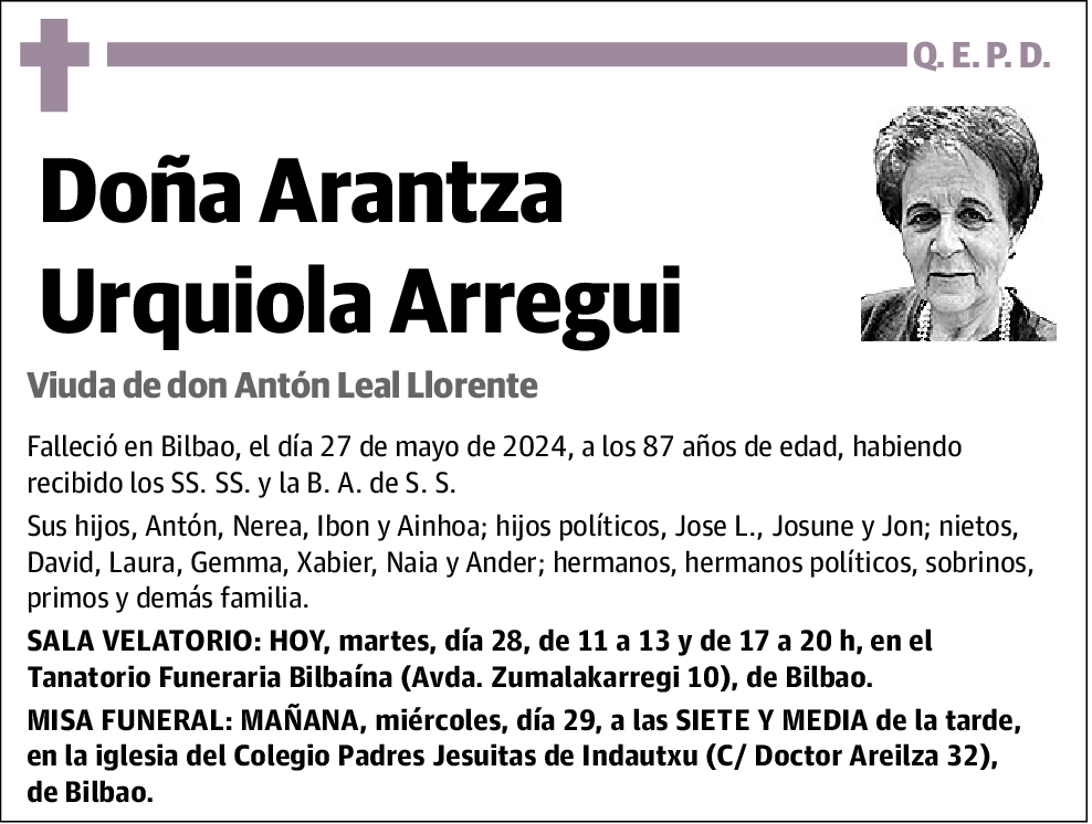 Arantza Urquiola Arregui