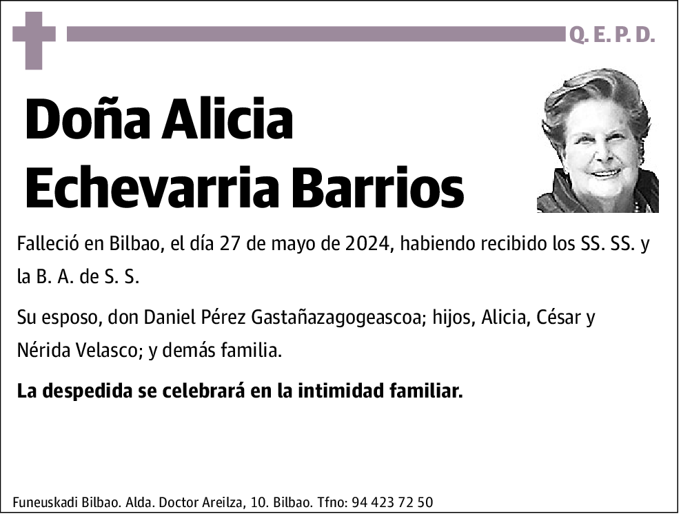 Alicia Echevarria Barrios