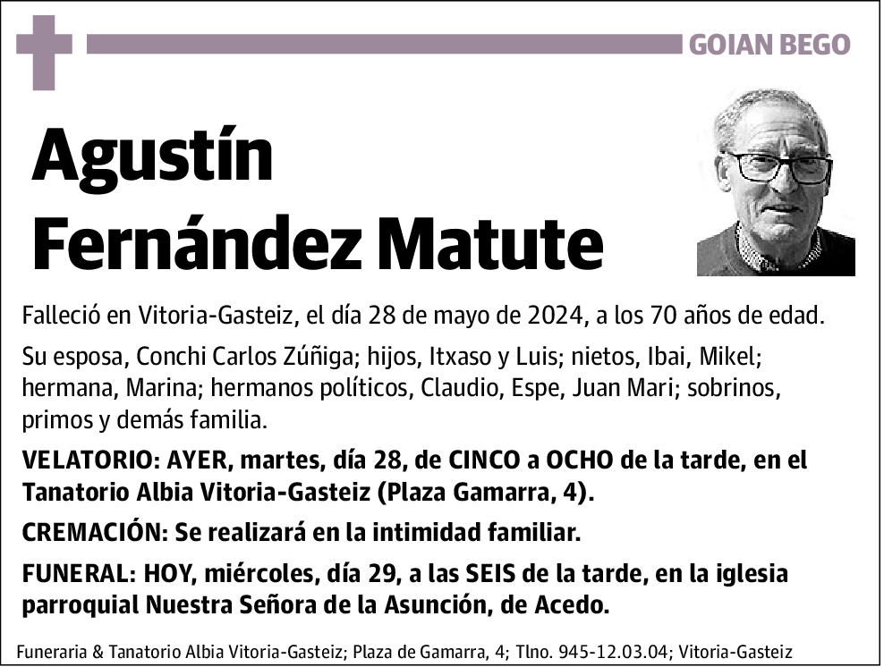 Agustín Fernández Matute