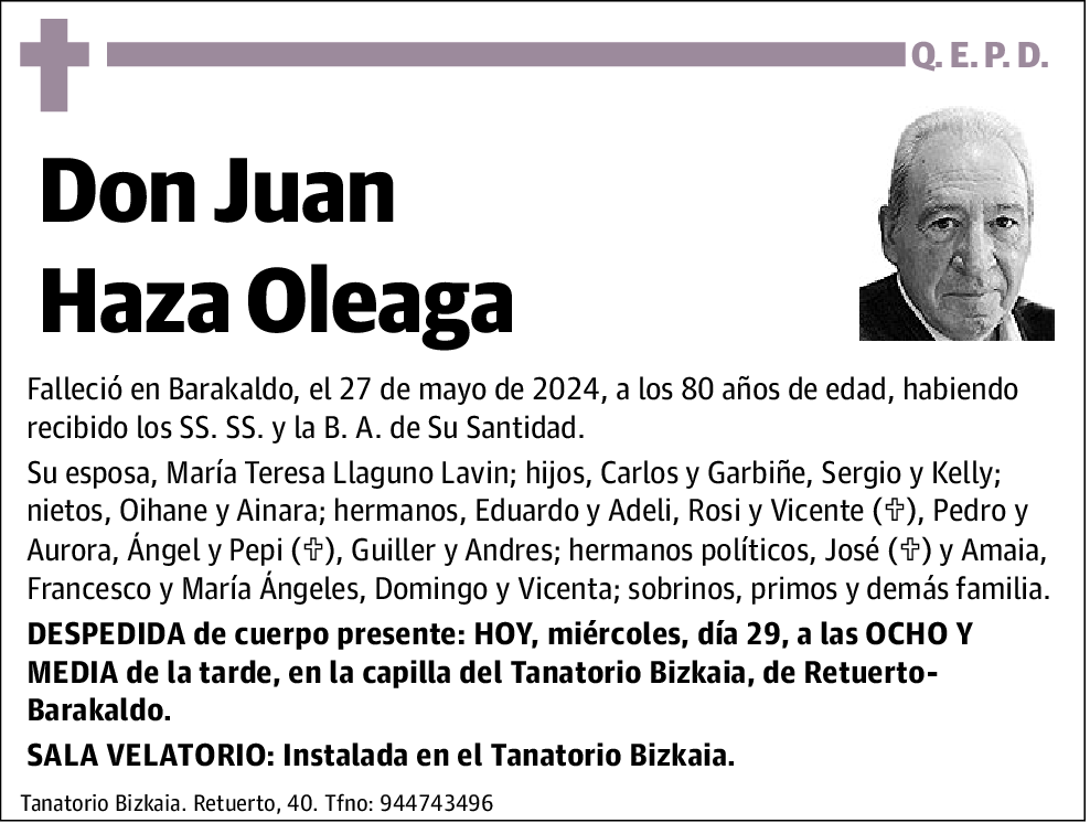 Juan Haza Oleaga