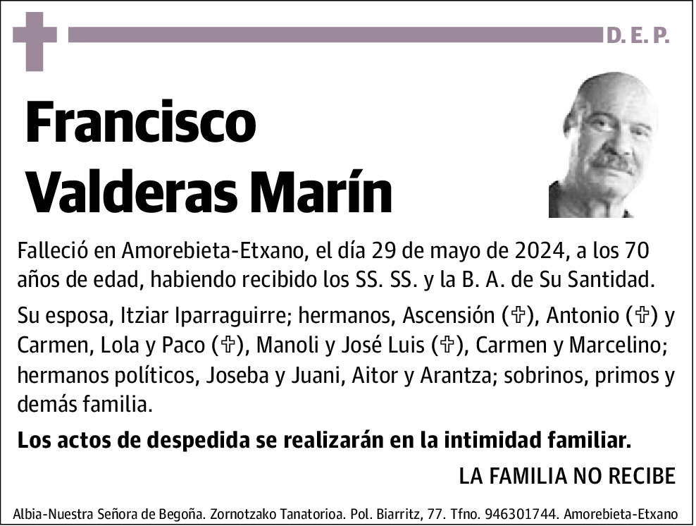 Francisco Valderas Marín