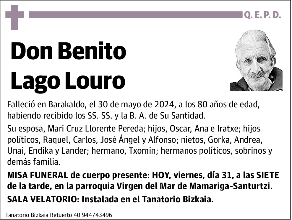 Benito Lago Louro