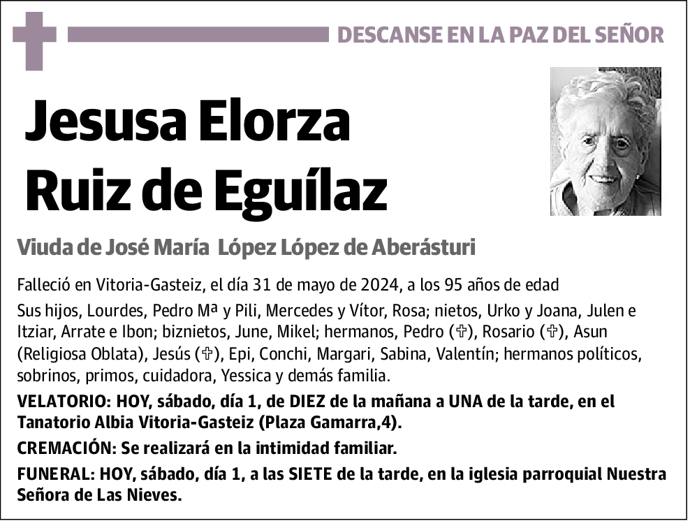 Jesusa Elorza Ruiz de Eguílaz