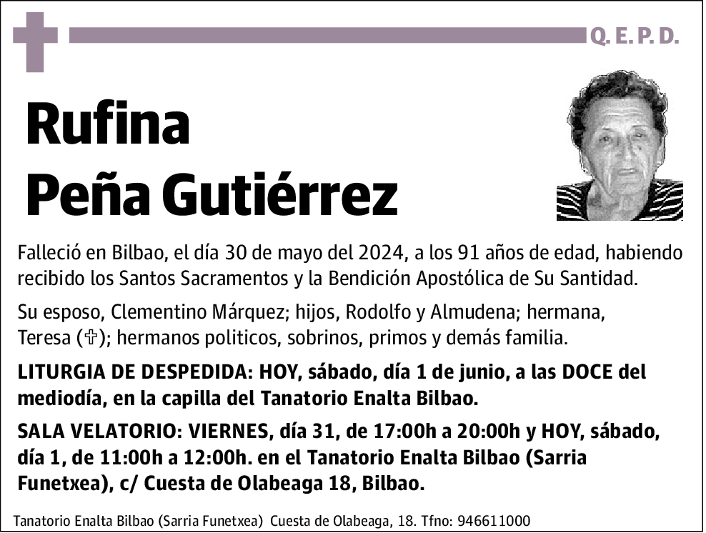 Rufina Peña Gutierrez