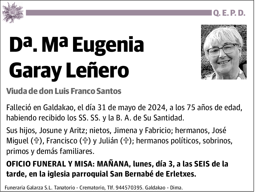 María Eugenia Garay Leñero