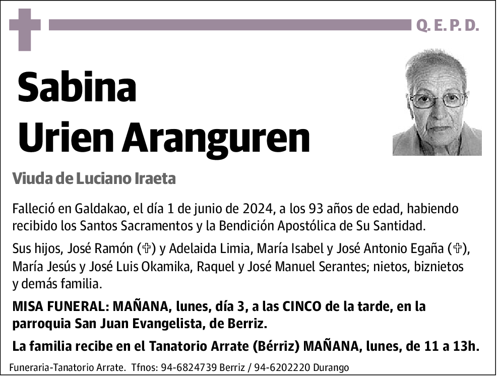 Sabina Urien Aranguren