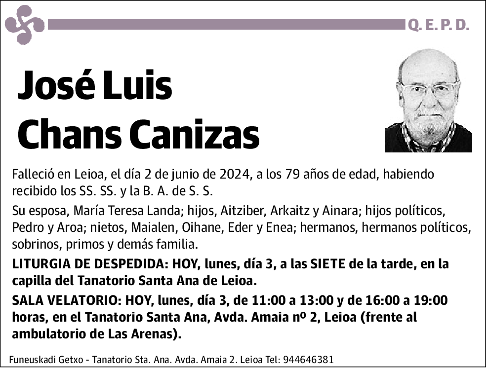 José Luis Chans Canizas