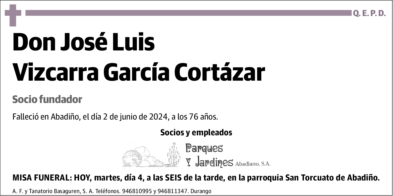 Jose Luis Vizcarra García Cortázar