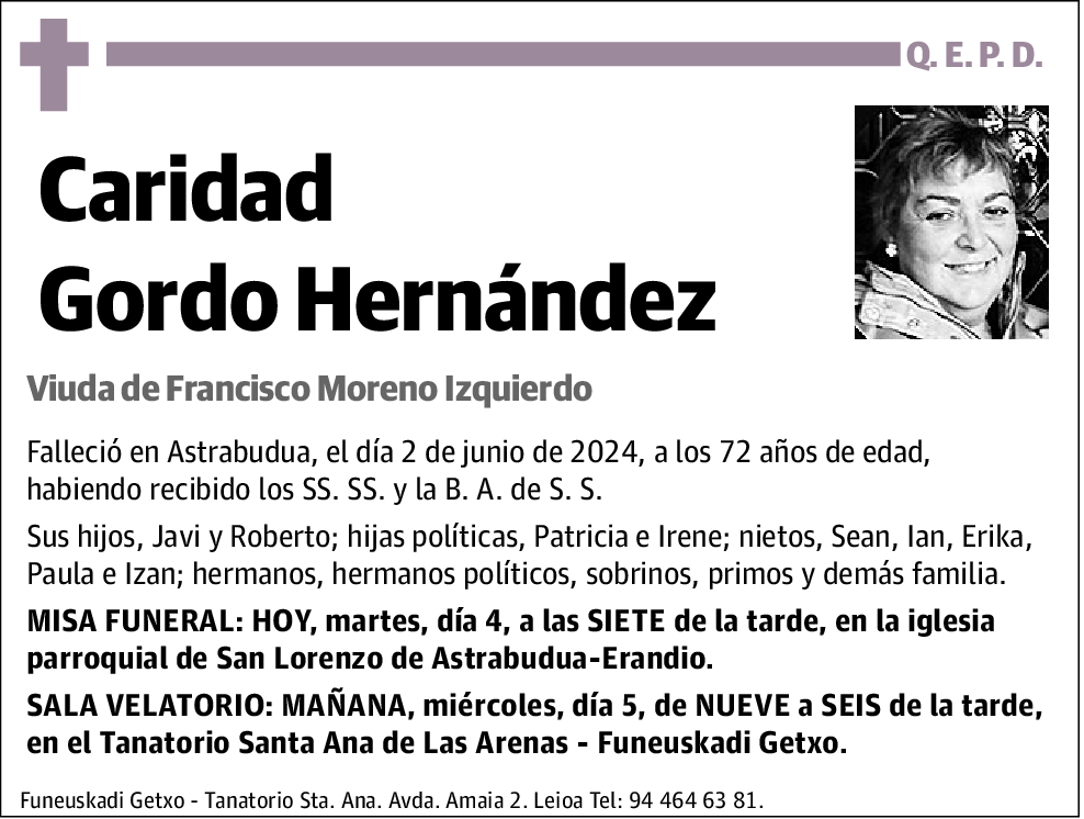 Caridad Gordo Hernández