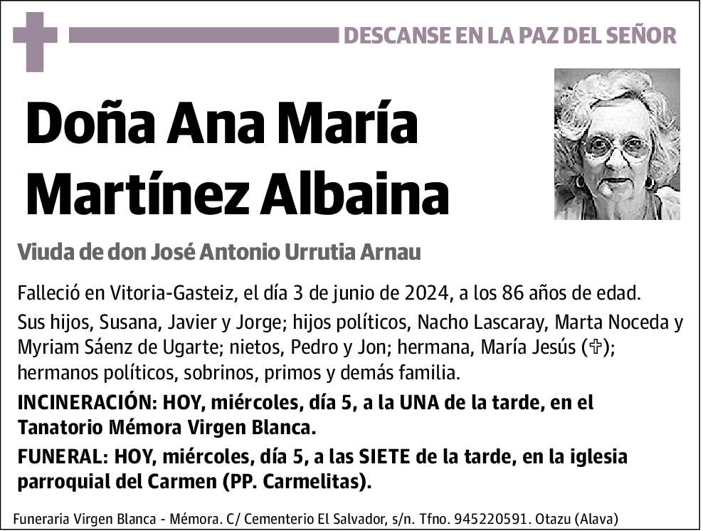 Ana María Martínez Albaina