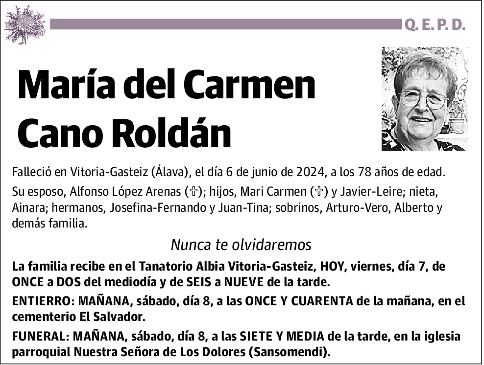 María del Carmen Cano Roldán