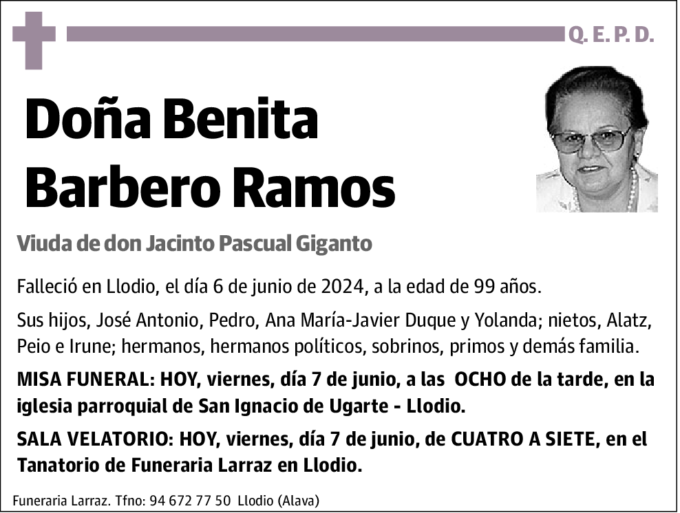 Benita Barbero Ramos