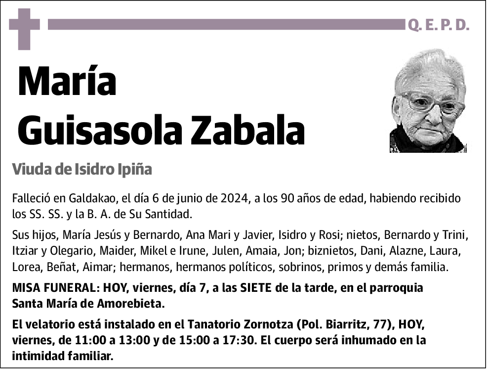 Maria Guisasola Zabala