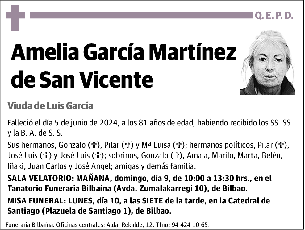 Amelia García Martínez de San Vicente