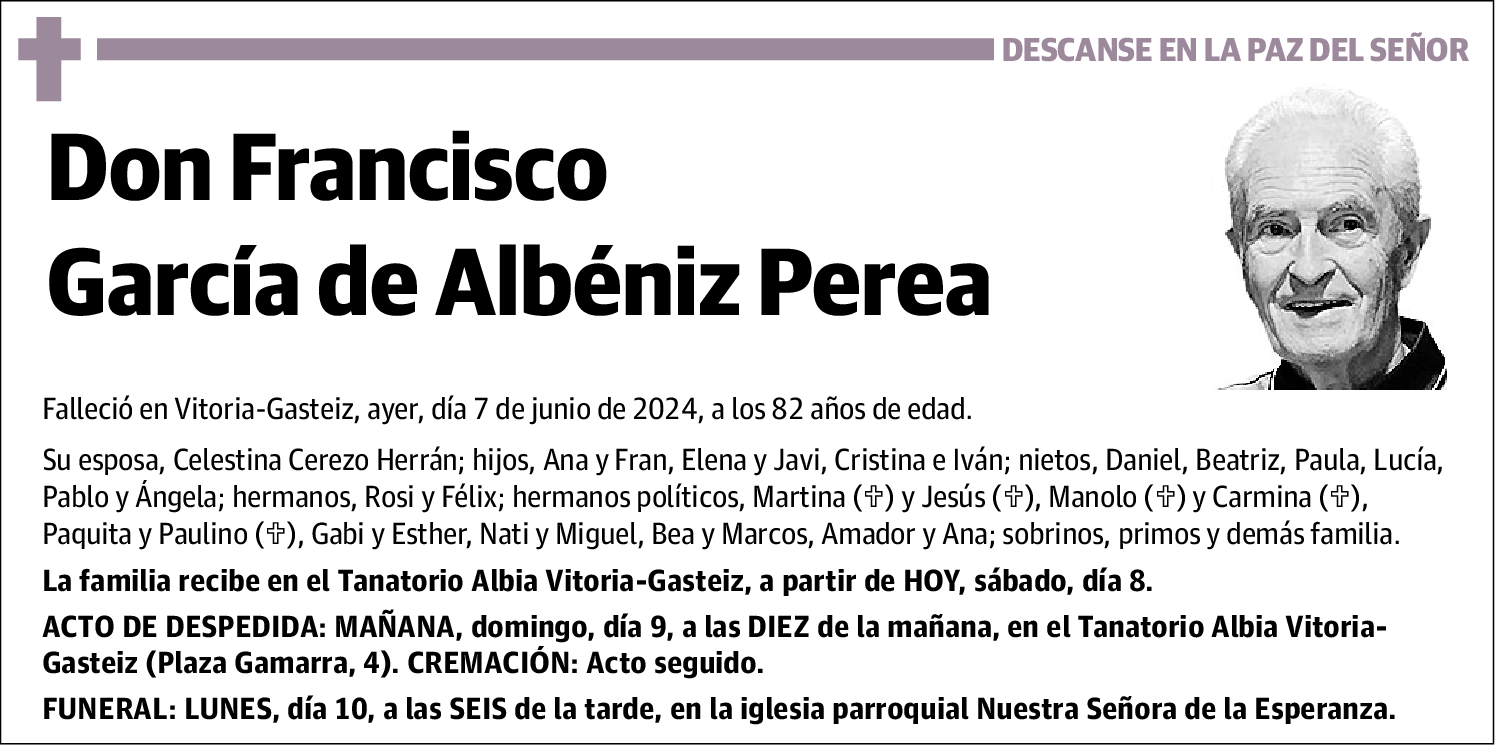 Francisco García de Albéniz Perea