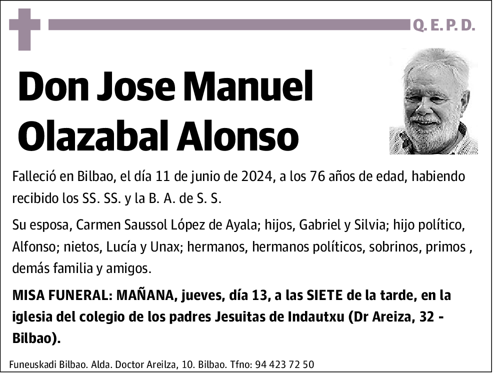 Jose Manuel Olazabal Alonso